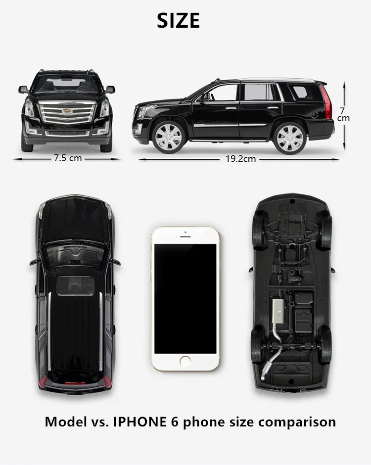 WELLY 1:24 Cadillac Escalade SUV модель автомобиля из сплава украшение Коллекция игрушек инструменты подарок