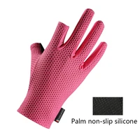 anti slip fishing gloves summer sun protection fingerless gloves material comfortable breathable cycling sport high elasticity