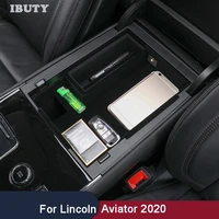 for lincoln aviator 2020 car central control armrest box storage box interior decoration large capacity organizer accessories