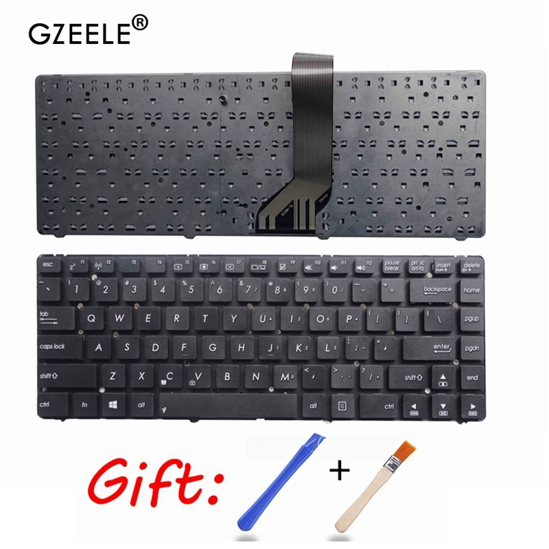 Английская клавиатура для ноутбука Asus 400V R400 A45VD A45VM A85V A45V A45 K45V A85 A85V R400 K45VD R400VD Black US Teclado NEW