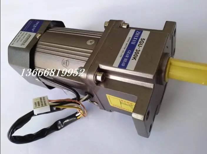 

5GU140w180w three-phase single-phase small micro AC gear reducer adjustable speed variable speed motor motor