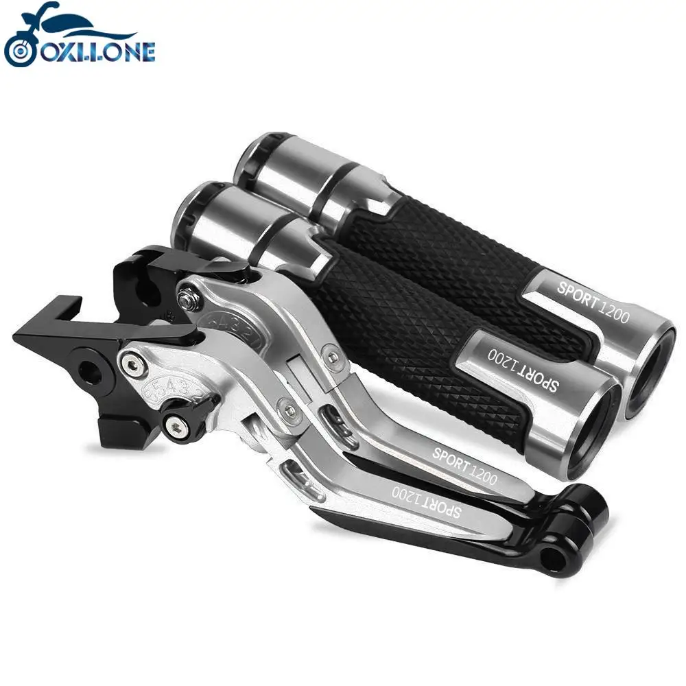 

Motorcycle CNC Brake Clutch Levers Handlebar knobs Handle Hand Grip Ends FOR MOTO GUZZI 1200SPORT 2007 2008 2009 2010 2011-2013