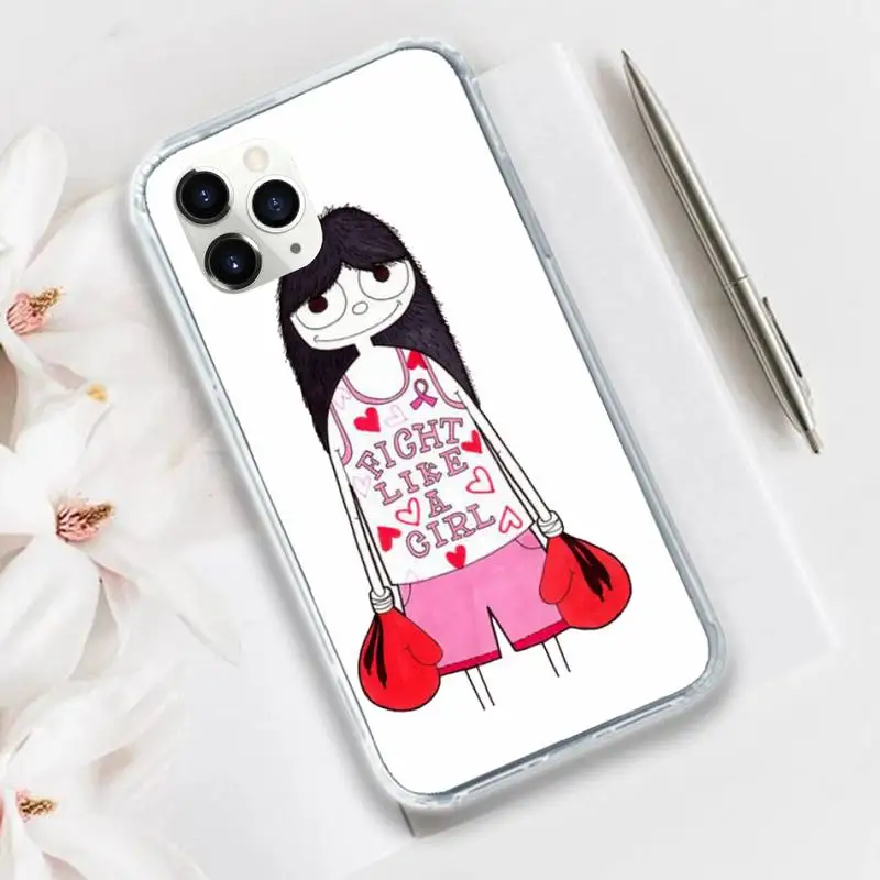 

Marc Jacob Rose Cinderella Cute Girl Phone Case Transparent for iPhone 11 12 mini pro XS MAX 8 7 6 6S Plus X 5S SE 2020 XR