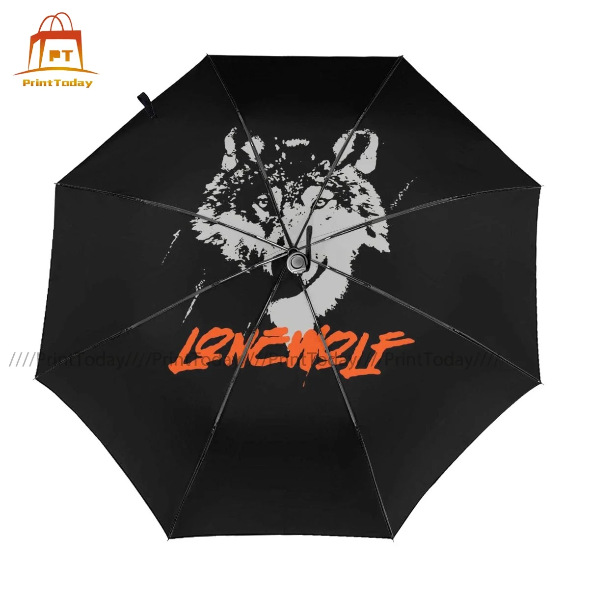 

Halloween Wolf Umbrella Auto Wind Proof Umbrella Wholesale Print Trekking Lightweight Umbrella