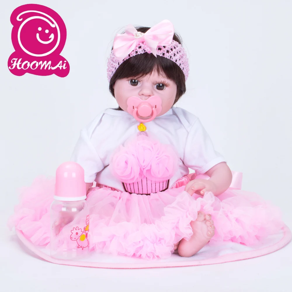 22 &quotреальный вид Bebe Reborn Baby Doll силиконовая виниловая ткань тела Реалистичная
