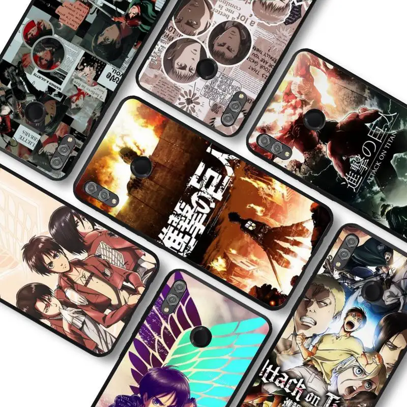

Attack on Titan Phone Case For Huawei honor 10Lite 10i 20 8x 10 Funda for Honor 9lite 9xpro Back Coque