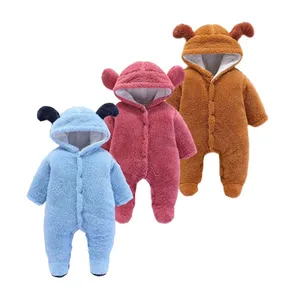 Одежда для новорожденных мальчиков; Весенний домашний хлопковый комбинезон с длинными рукавами и капюшоном для девочек; Флисовый комбинезон для малышей; Одежда для малышей