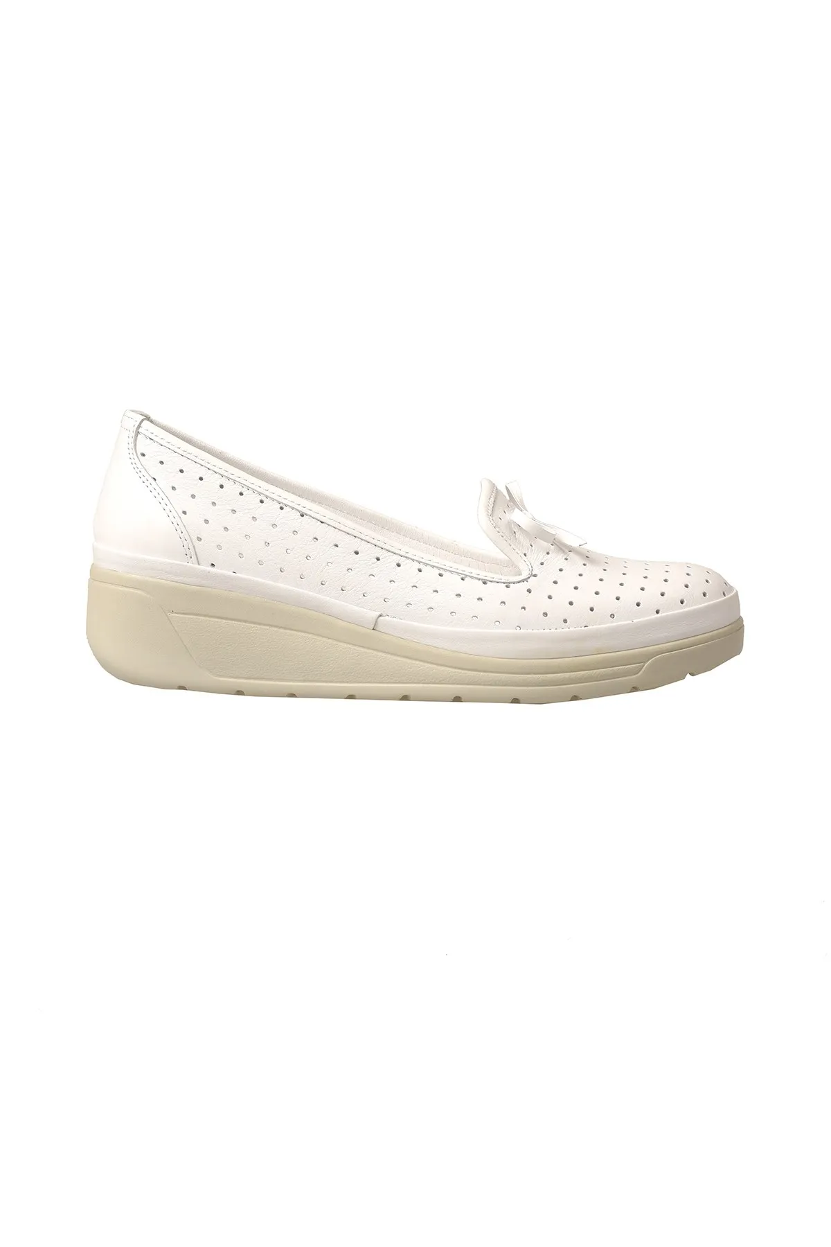 

el 3502 GENUINE LEATHER WOMEN SHOES WHITE