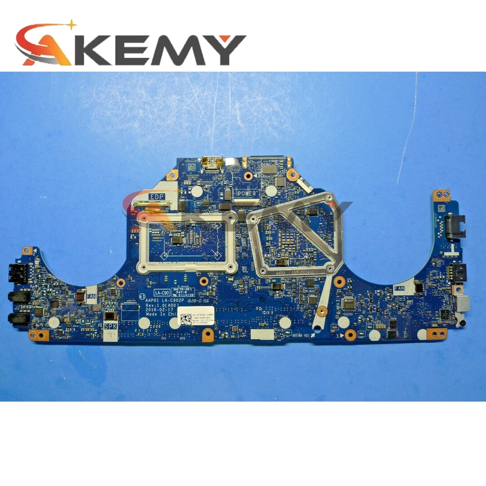 Original For dell For Alienware 13 R2 Core I7-6500U Mainboard AAP01 LA-C902P CN-0TXYDJ 0TXYDJ 4G MOTHERBOARD