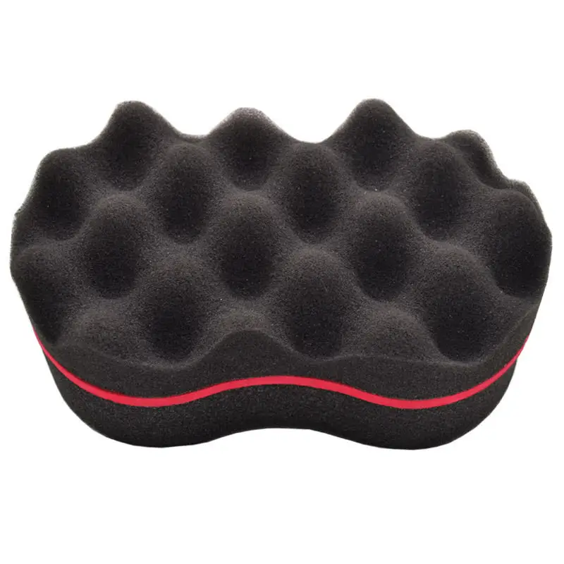 Двусторонняя Парикмахерская Кисть для волос Губка дредс Блокировка спиральная