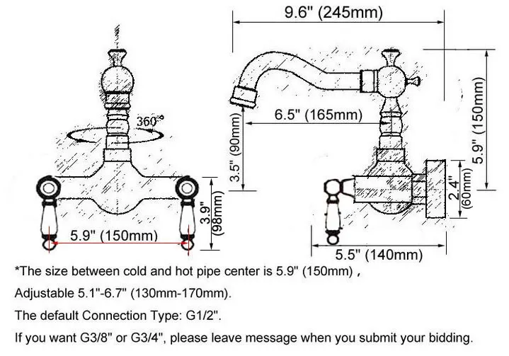 Черный Масляный латунный Смеситель для ванной и кухни смеситель раковины кран с