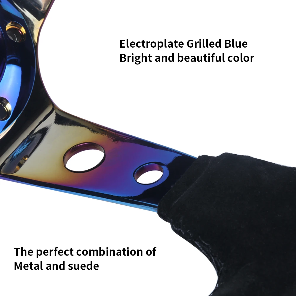 Синее рулевое колесо 350 мм под замшу 90 глубоко вогнутое 14 дюймов автомобильный ПК