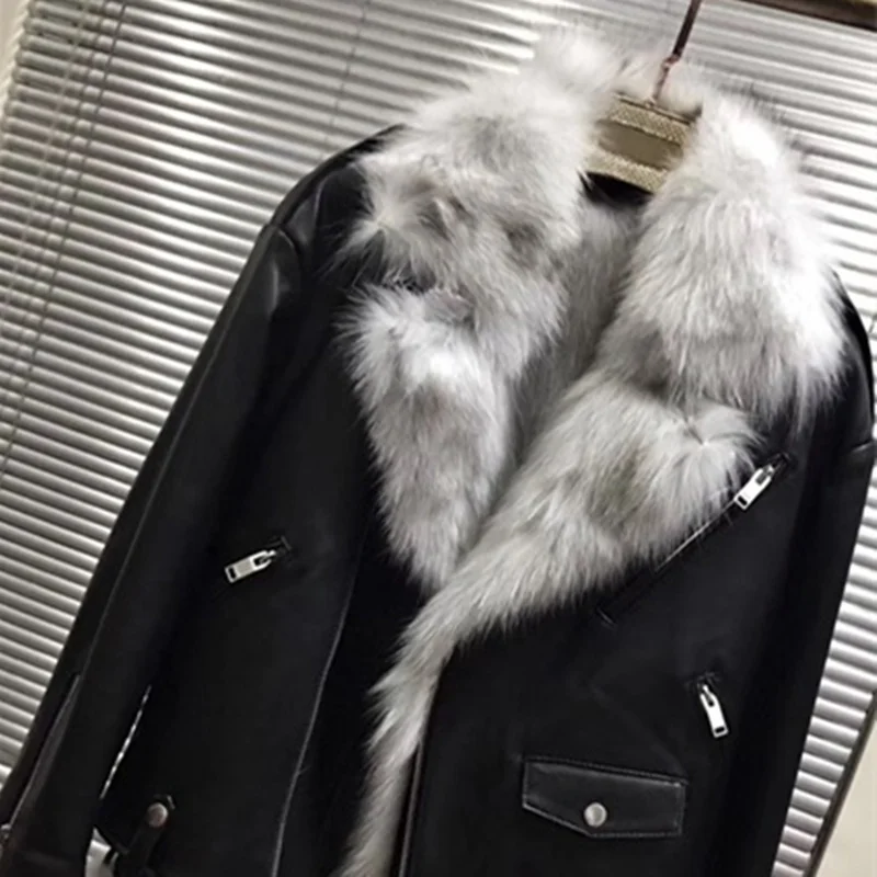 Комплект качественной зимней двухкомпонентной превосходной натуральной овчины