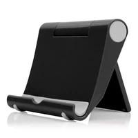 Desktop multifunctional tablet computer base  lazy mobile phone holder  easy fold adjustable stand  suitable for bed office