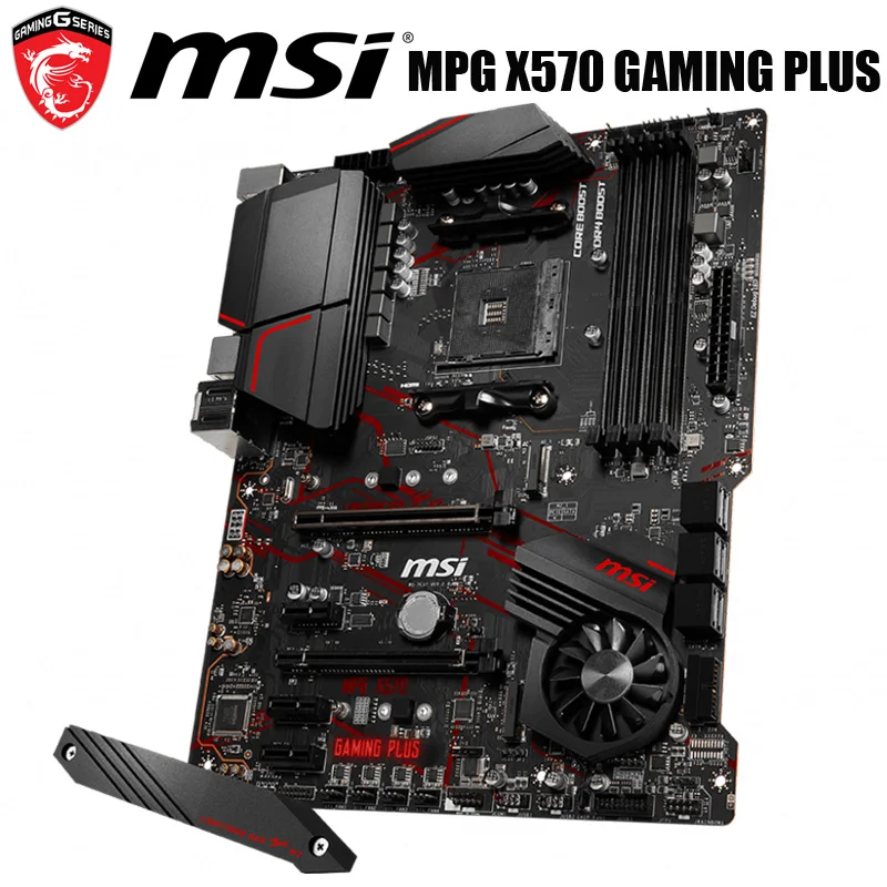 Verkauf Buchse AM4 Neue MSI MPG X570 GAMING PLUS Motherboard AMD 2nd Und 3rd Gen Ryzen DDR4 HDMI-Kompatibel Desktop MSI X570 Mainboard