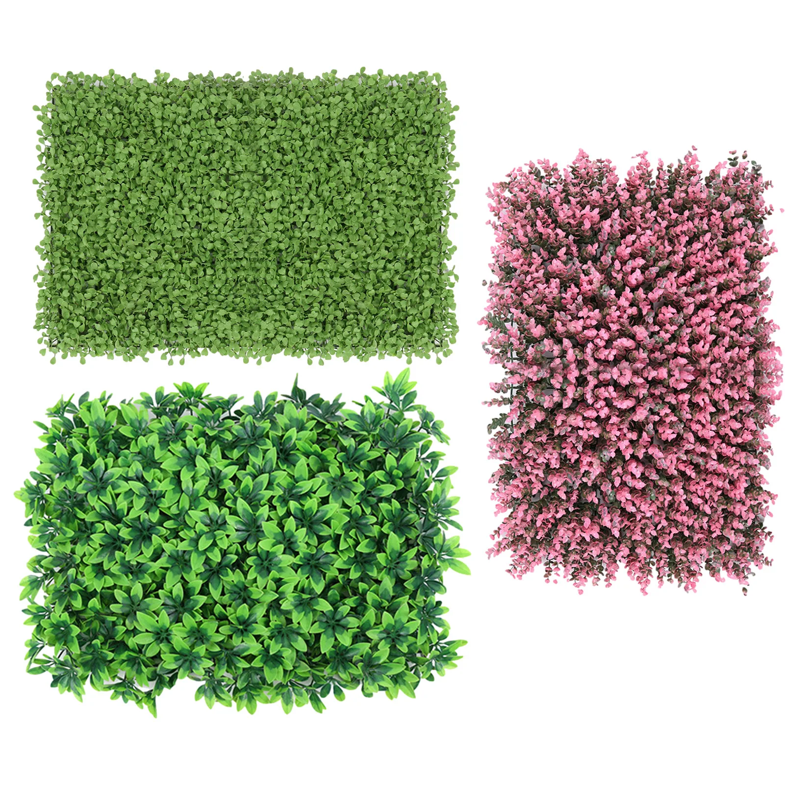 

60x40CM Artificial Plants Green Wall Panel Lawn Carpet Plants Wall Landscaping Decor For Outdoor Wedding Backdrop Privacy Fence