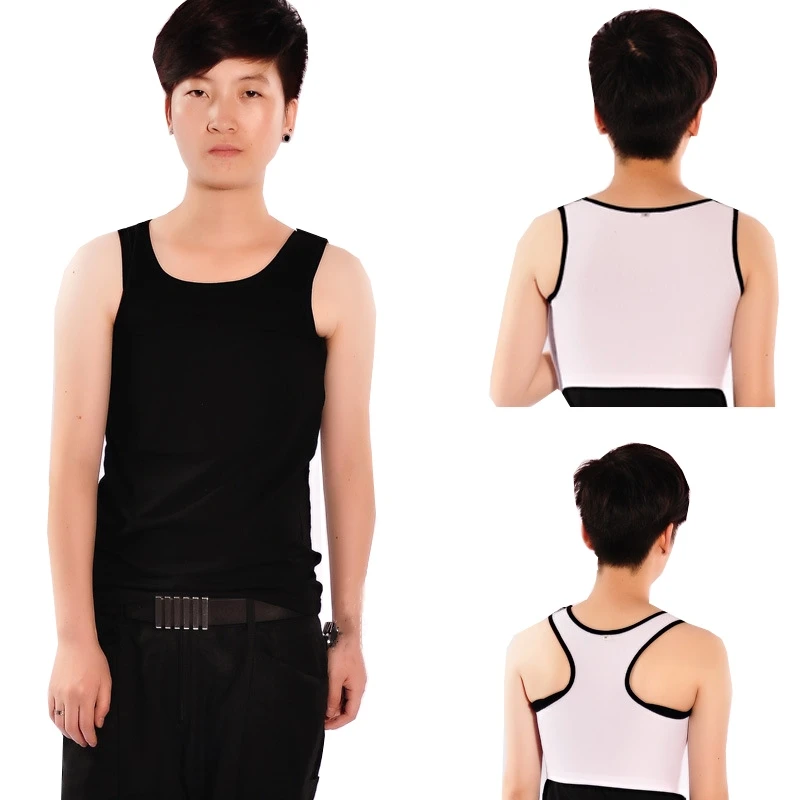 HaleyChan хлопковая майка без рукавов Топ в полоску с резинкой на груди Связующего 3