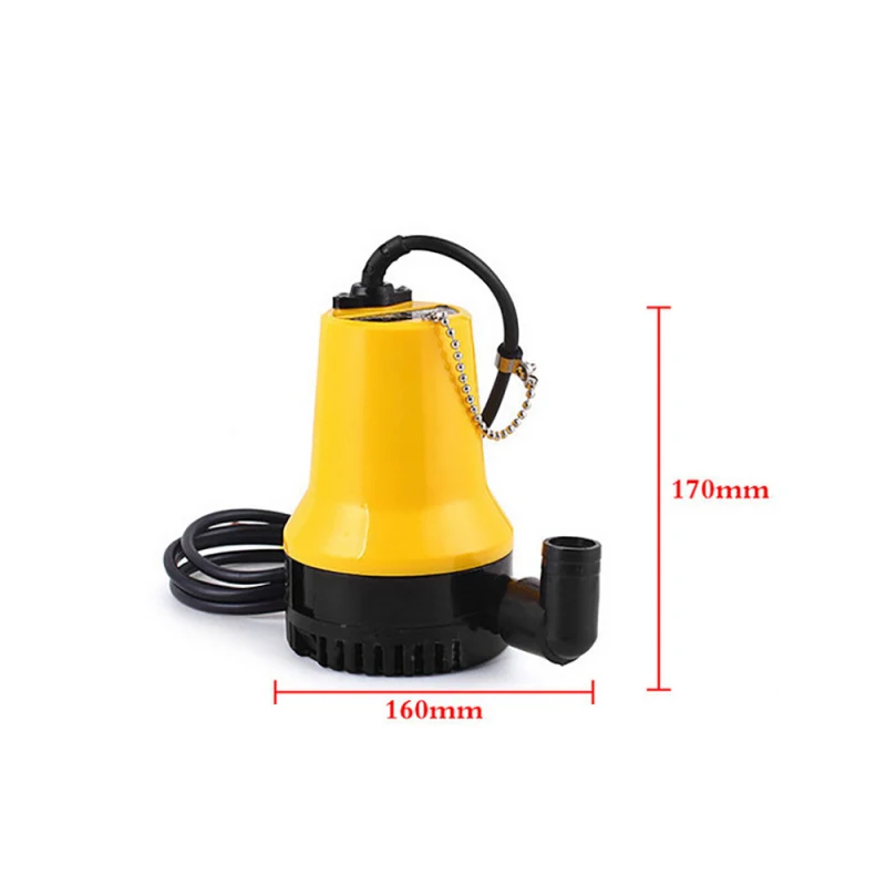 

12V 24V Bilge Pump Mini Submersible Electric Pump Cabin Drainage Pump Household Pumping Garden Sprinkler Irrigation Pump