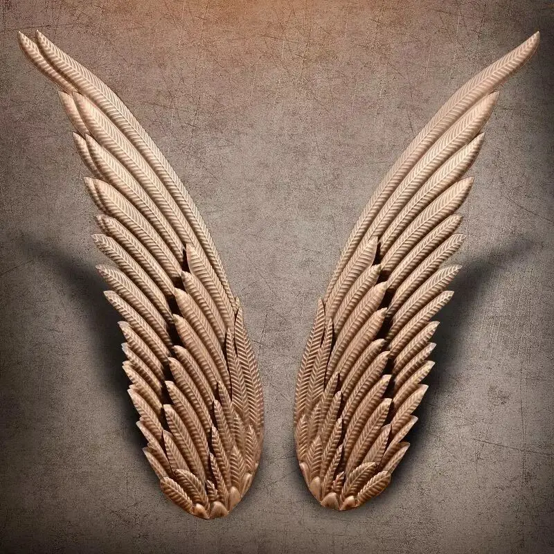 Американский Ретро Ангел крылья настенный бар железная стена украшения одежды