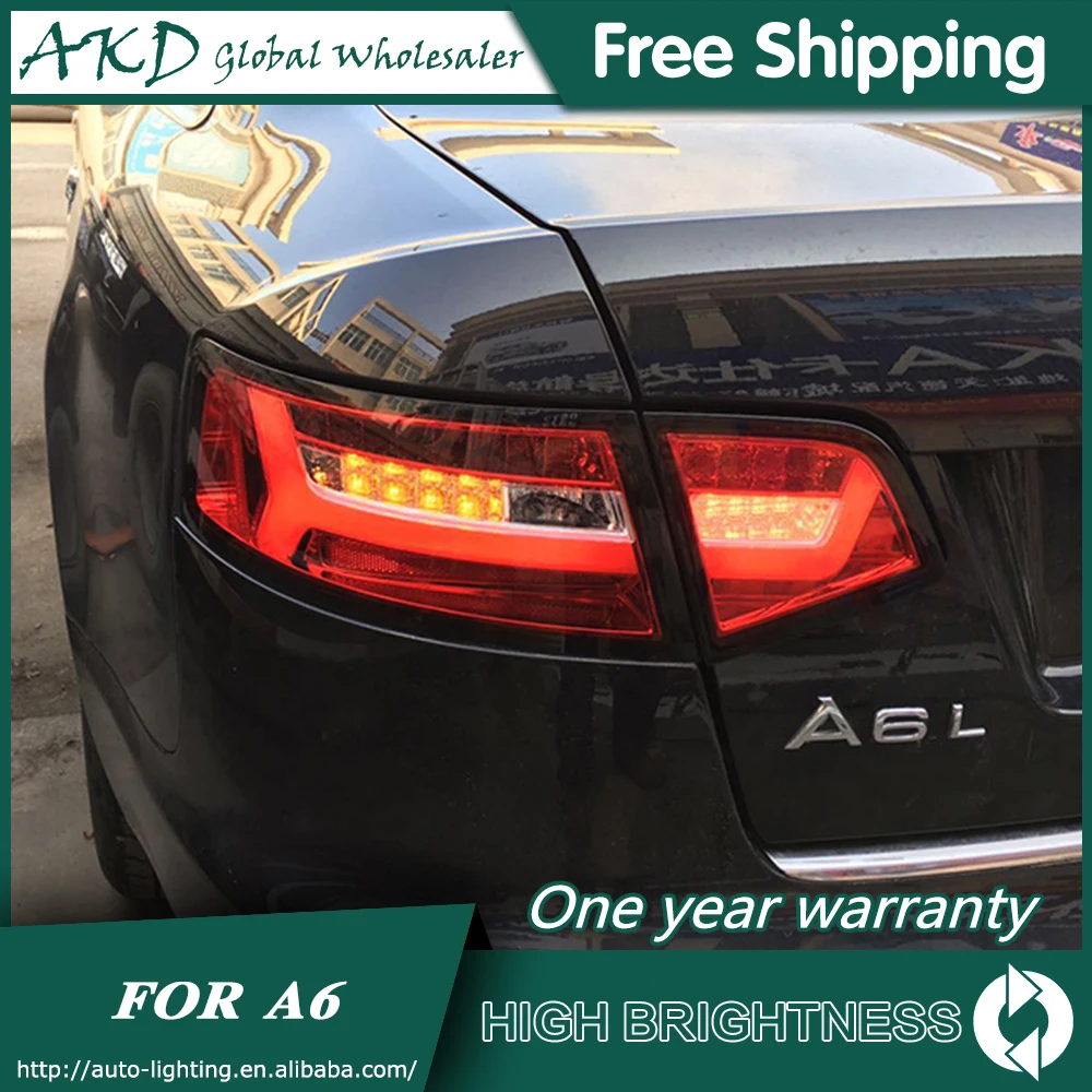 

Tail Lamp For Car Audi A6 2009-2012 A6L Tail Lights Led Fog Lights DRL Daytime Running Lights Tuning Car Accessories