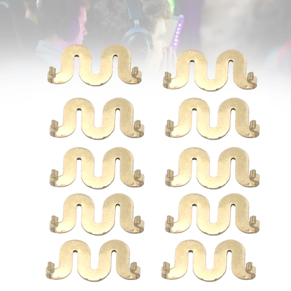 

10pcs Repair Durable Metal Buckle Wireless Headphone Lock Connector Parts Mini Sheet Spring Piece S Type Replacement For Beats