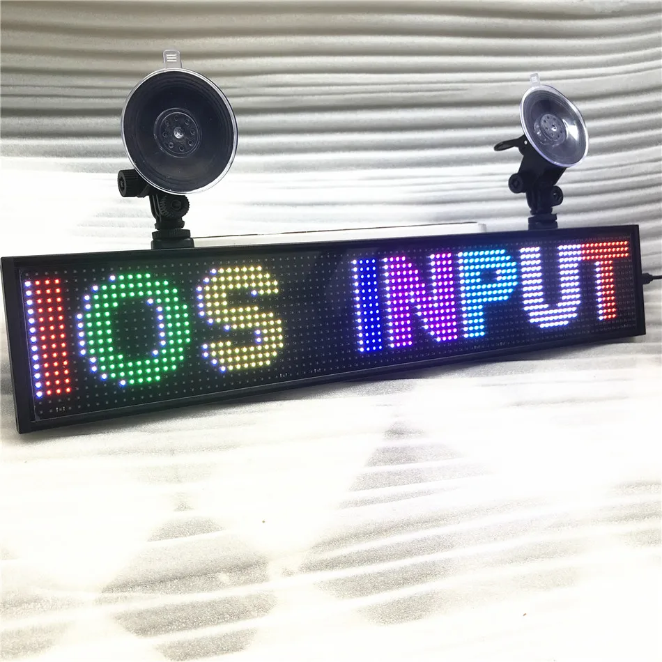 50 см 5V 12V автомобиль P5 RGB светодиодный знак полноцветный многоцветный