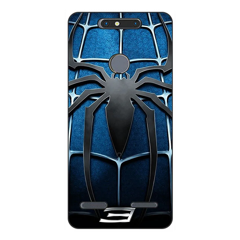 Мягкий силиконовый чехол для телефона ZTE Blade V8 Mini милый мультяшный с принтом роз и