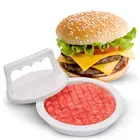 Круглый Форма гамбургер Пресс Еда Класс Пластик гамбургер мяса говядины гриль гамбургер Пресс Пэтти чайник Форма для кухни инструмент