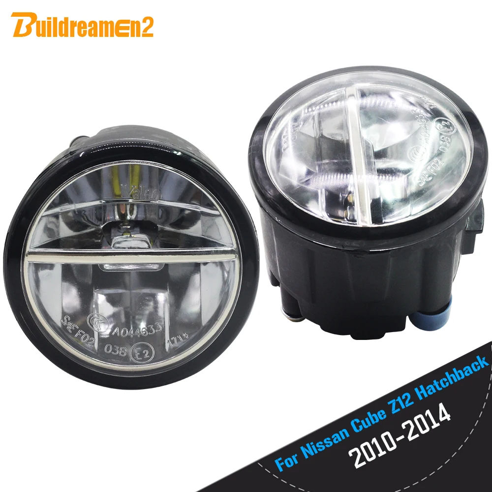 

Buildreamen2 For Nissan Cube Z12 Hatchback 2010 2011 2012 2013 2014 Car Styling LED Bulb Fog Light DRL Daytime Running Light 12V