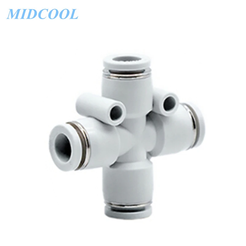 

One-Touch Fitting PZ Series PZ4 PZ6 PZ8 PZ10 PZ12 Tube-tube Type Cross