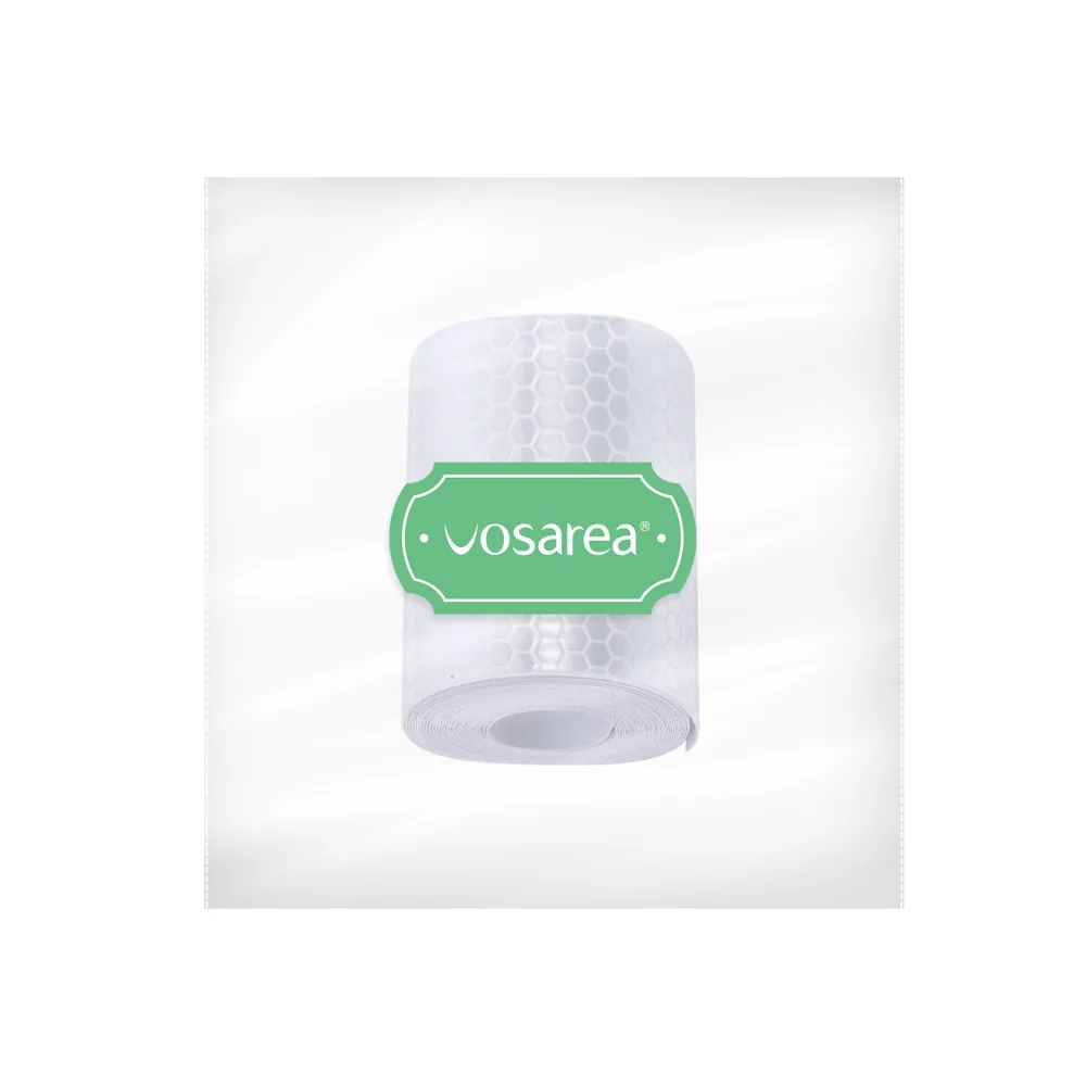 

Vosarea Car Safety Reflective Glow In The Dark Warning Tape Reflective Strip (Silver)