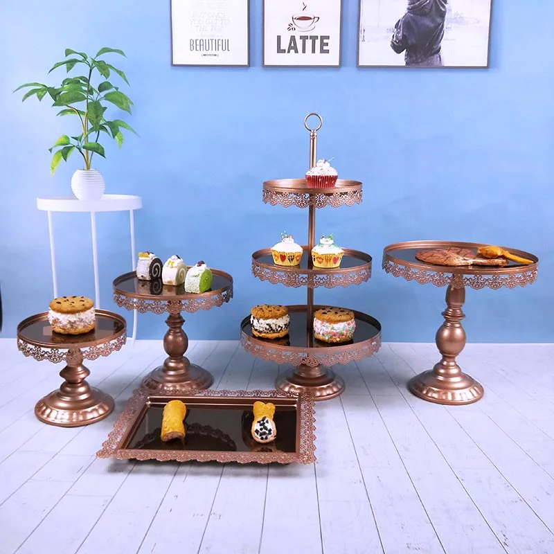 Для детей возрастом от 1 до 7 шт./набор 3 уровня Кекс Свадебный поднос декоративная