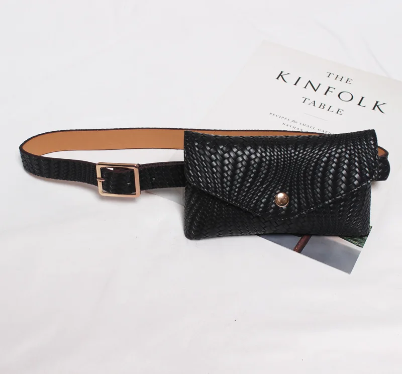 BISI GORO новинка 2019 сумка конверт с ретро узором на пояс женская модная