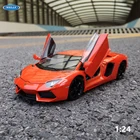 WELLY 1:24 Lamborghini Aventador LP700-4, модель спортивного автомобиля из сплава, модель автомобиля, украшение, коллекция игрушек, инструменты, подарок