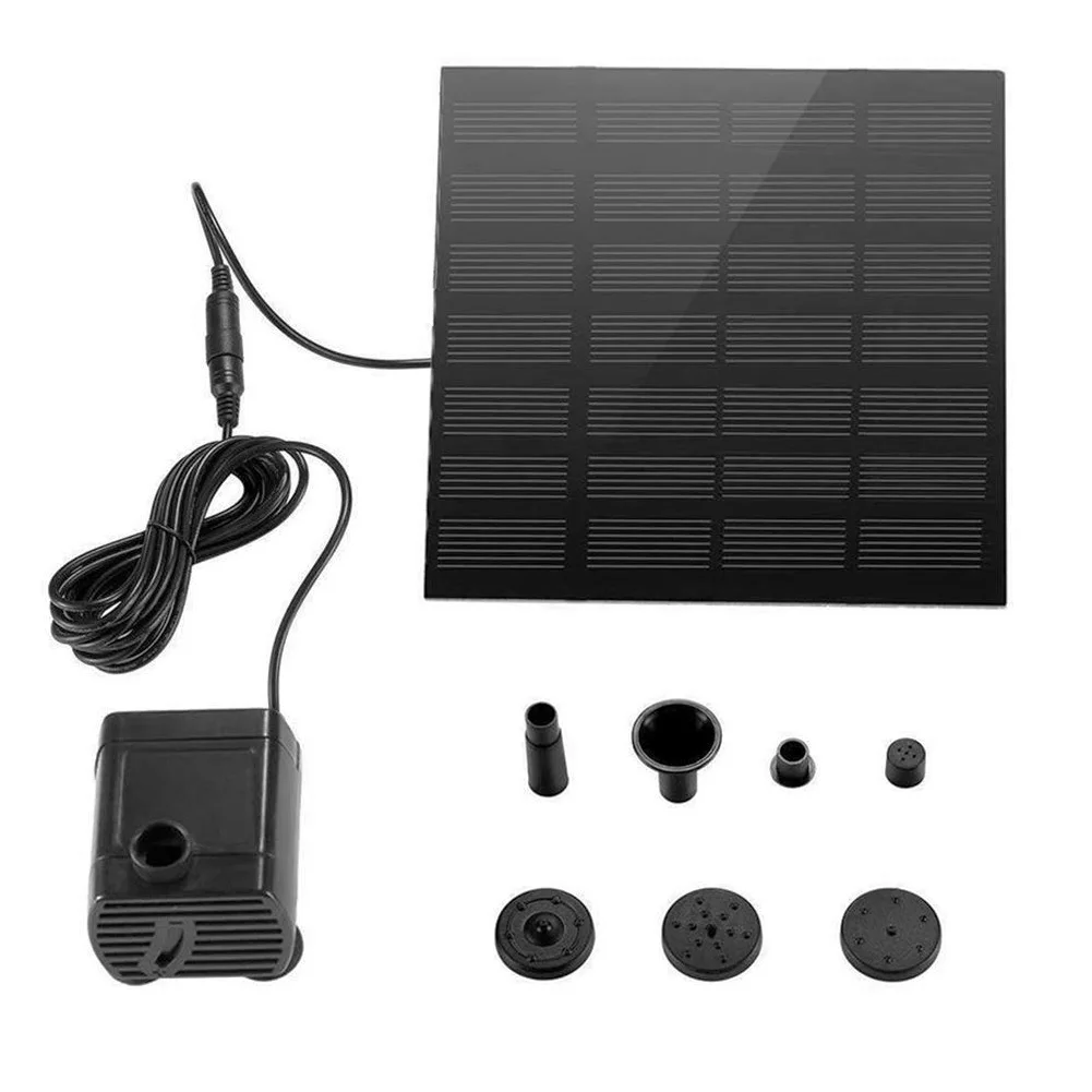 

Водяной фонтан на солнечной батарее, 1,2 Вт, с водяным насосом