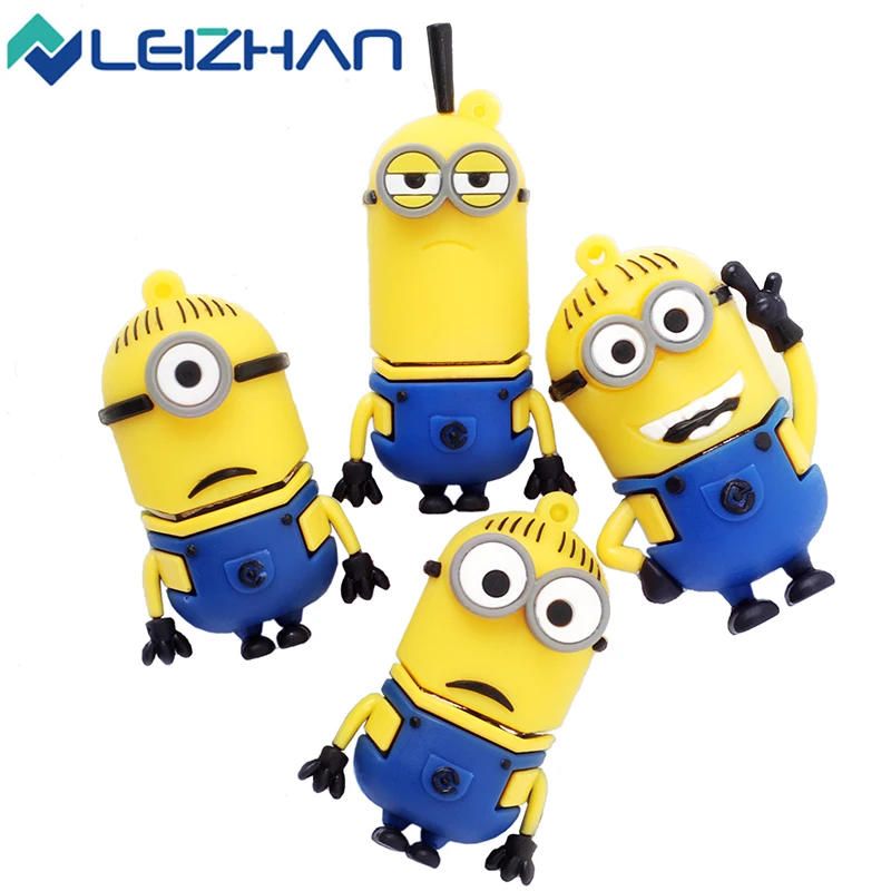 Флеш-накопитель Minions 64 ГБ 32 16 8 флешка с героями м/ф Гадкий я Марк Джерри Филл Тим