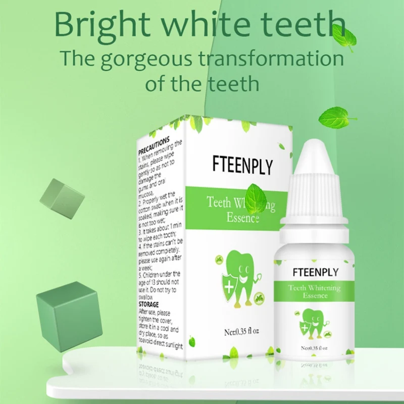 Отбеливающая жидкость для полоскания удаления желтых зубов и курения зубного