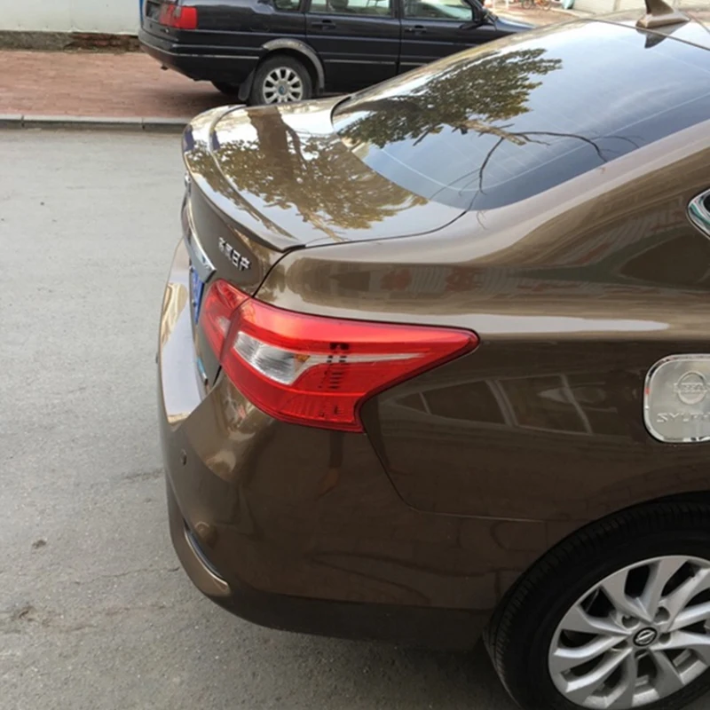 Задний спойлер для Nissan Sylphy Sentra 2012-2015 направляющая багажника праймер высокого