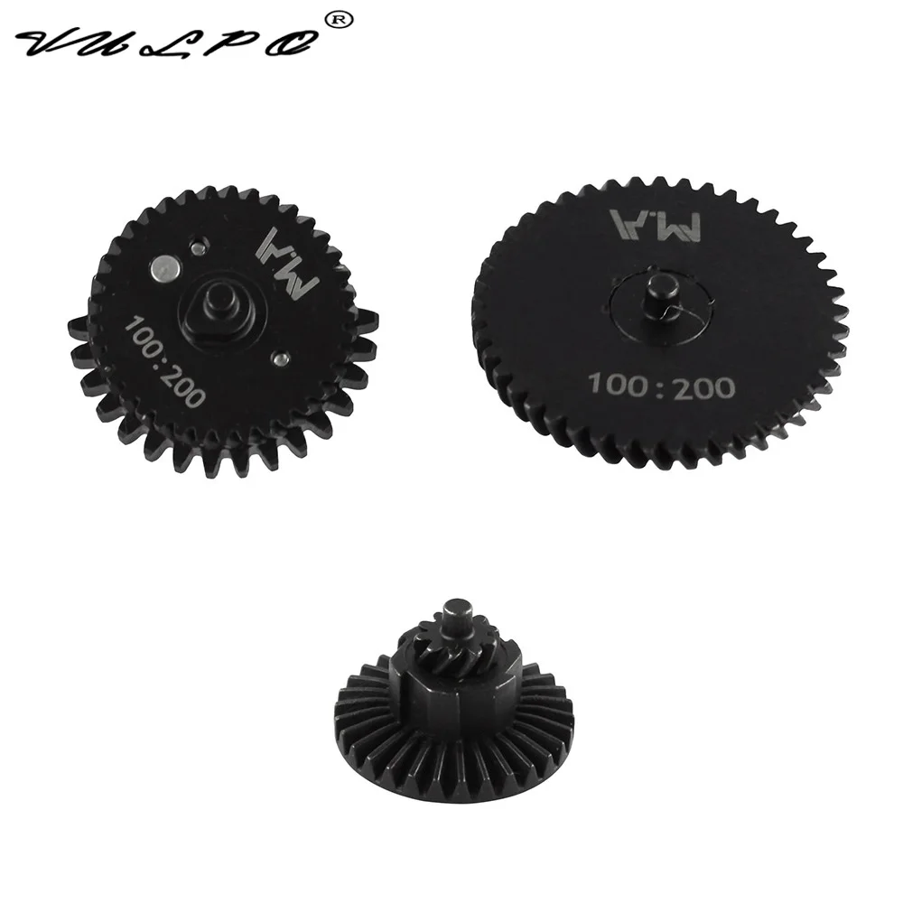 

VULPO M.A Second Generation 100:200 CNC Steel Cutting High Torque Gear Set For Airsoft AEG Gearbox Ver.2/3