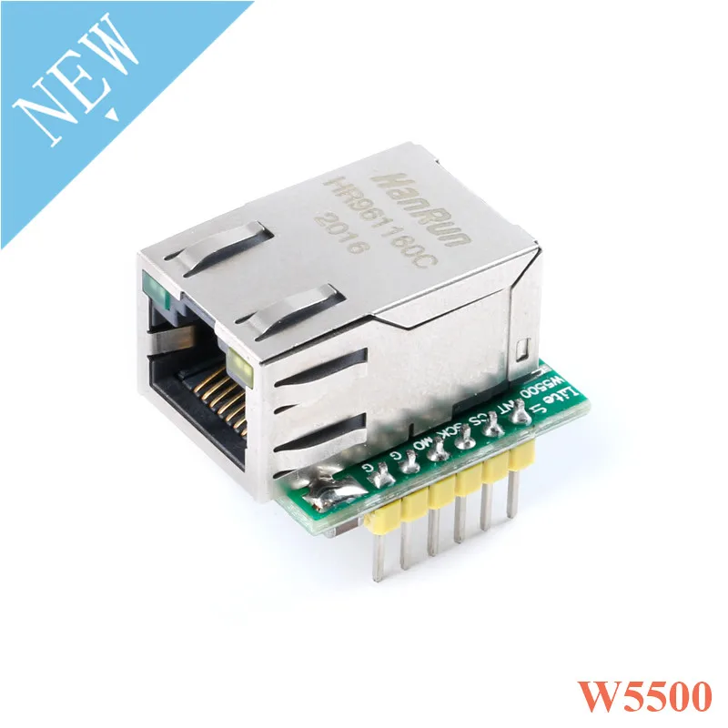 USR ES1 W5500 Ethernet сетевой модуль микроконтроллер для Arduino конвертер TCP/IP 51/STM32 SPI