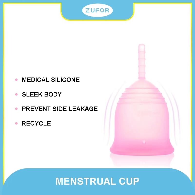 

Медицинская силиконовая менструальная чаша, предотвращающая боковую утечку во время менструации