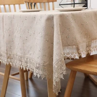 table cloth embroidered floral tablecloth for table cotton nappe de table water soluble lace table cover tapete mantel mesa