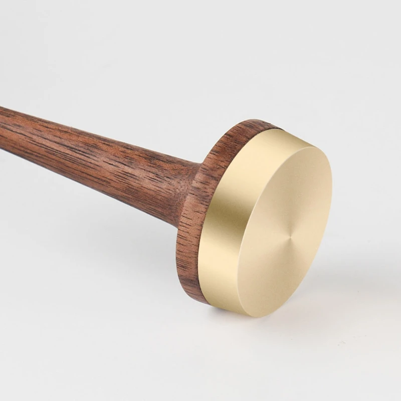 Держатель-кольцо деревянный для помолвки из черного орехового дерева с