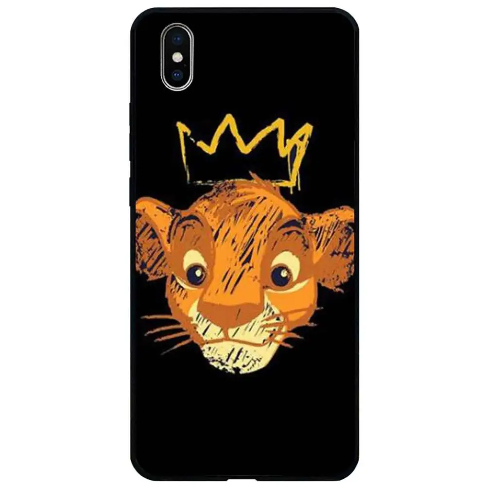 P0223K Милый мультяшный силиконовый чехол для iphone xr x xs max 8 plus 7 7plus 6 6s 11 pro max THE LI0N KING анти-осень мягкий чехол на заднюю панель телефона - Цвет: P0223K