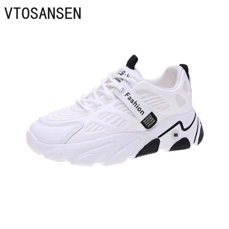 

Women's Filas Breathable Air Maxs Running Dad Shoes Lightweight White Clunky Sneakers Thick-soled Sports Women's Casual Shoes