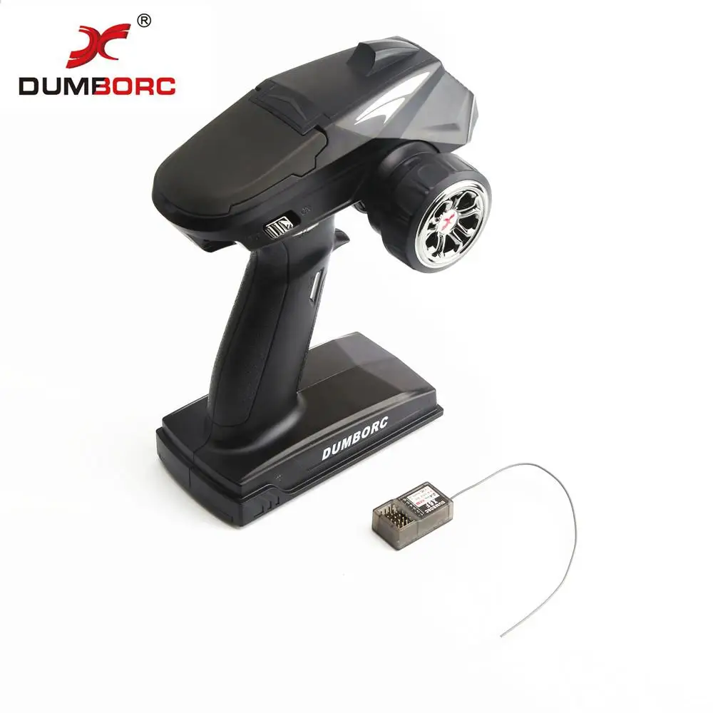 

DumboRC X4 2.4G 4CH Transmitter with X6F Receiver for JJRC Q65 MN-90 Rc Vehicle Car Boat Tank Model Parts