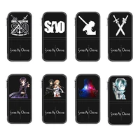 anime sword art online pencil case zipper storage pouch make up box stationery makeup case school supplies cosmetic case