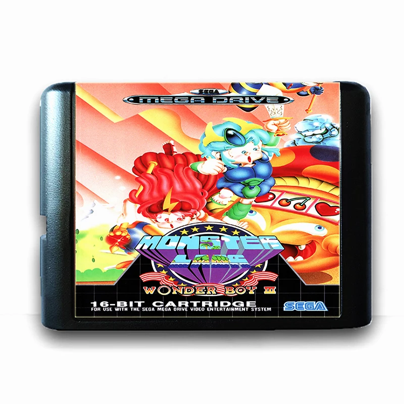 Чудо мальчик III для 16 бит Sega MD игровая карта Mega Drive Genesis US PAL версия видео