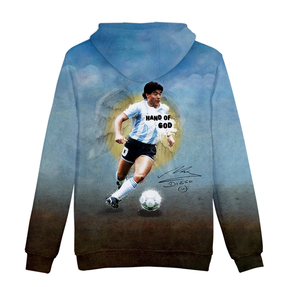 

Diego Armando new loose casual men's and women's hooded sweatshirt ladies pullover sportswear hip hop