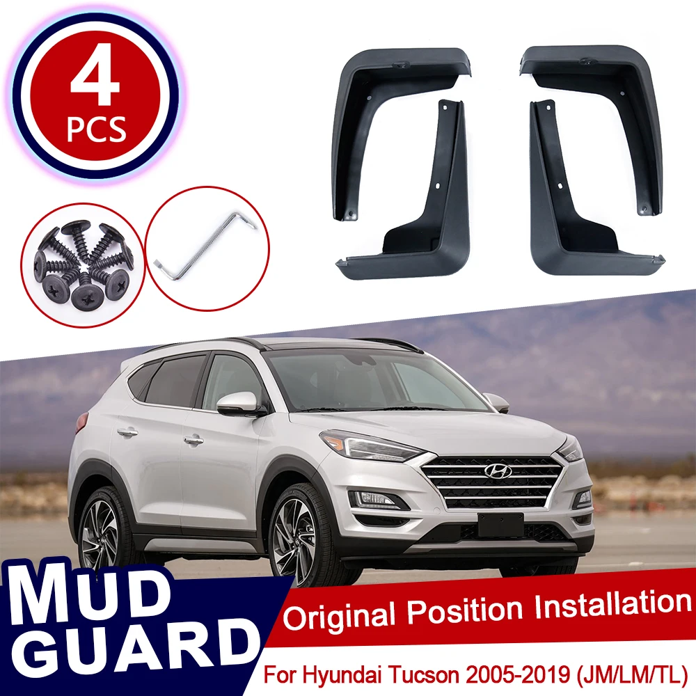 

Брызговики для Hyundai Tucson JM LM TL 2005 ~ 2019 ix35, 2013-2014